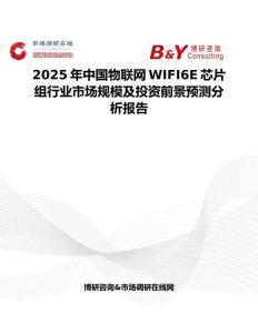 2025年中國物聯(lián)網(wǎng)WIFI6E芯片組行業(yè)市場規(guī)模及投資前景預測分析報告