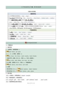 小升初語法復習專題名詞和冠詞原卷版