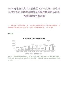 2025河北唐山人才發(fā)展集團(tuán)（第十九期）空中乘務(wù)員安全員機(jī)場(chǎng)綜合服務(wù)員招聘選拔筆試歷年參考題庫(kù)附帶答案詳解