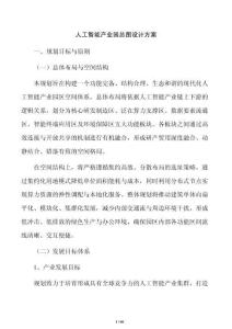 人工智能产业园总图设计方案