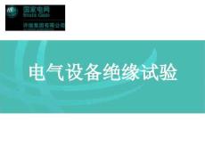 電氣設備絕緣試驗