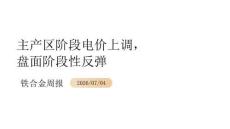 鐵合金周報(bào)：主產(chǎn)區(qū)階段電價(jià)上調(diào)盤面階段性反彈