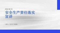 安全生产责任落实宣讲