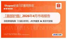 「唇部護理」2026年4月市場報告 Shopee蝦皮 印度尼西亞