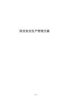 项目安全生产管理方案