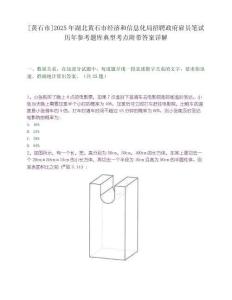 [黃石市]2025年湖北黃石市經(jīng)濟(jì)和信息化局招聘政府雇員筆試歷年參考題庫(kù)典型考點(diǎn)附帶答案詳解