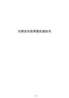 汛期安全隱患整改通知書