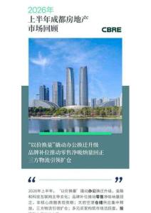 房地產(chǎn) -2026年上半年成都房地產(chǎn)市場回顧