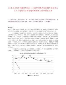 [日土县]2025西藏阿里地区日土县乡村振兴局招聘专业技术人员1人笔试历年参考题库典型考点附带答案详解