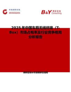 2025年中國車載無線終端（T-Box）市場占有率及行業競爭格局分析報告