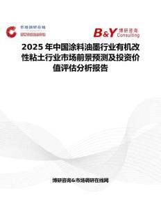 2025年中國涂料油墨行業有機改性粘土行業市場前景預測及投資價值評估分析報告