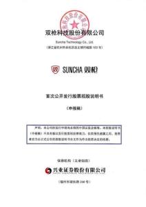 双枪科技股份有限公司招股说明书
