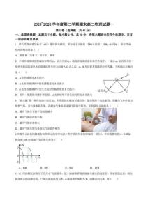 陜西渭南市臨渭區(qū)2025-2026學(xué)年高二下學(xué)期7月期末考試物理試題含答案