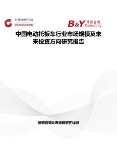 中國電動托板車行業市場規模及未來投資方向研究報告