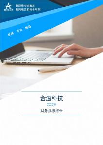 002869金溢科技2025年财务指标报告
