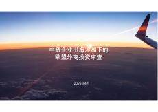 中资企业出海浪潮下的欧盟外商投资审查
