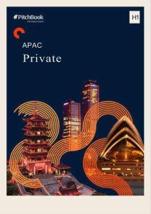 PitchBook-2026年上半年亚太地区私人资本细分 APAC Private Capital Breakdown
