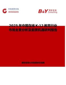 2025年中国在线K-12教育行业市场全景分析及前景机遇研判报告