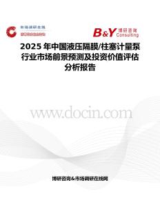 2025年中国液压隔膜 柱塞计量泵行业市场前景预测及投资价值评估分析报告