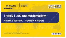 「投影仪」2026年6月市场月度报告 Mercado 墨西哥