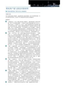 策略主题风向标：聚焦国产链与新技术新材料