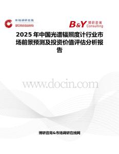 2025年中国光谱辐照度计行业市场前景预测及投资价值评估分析报告