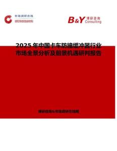 2025年中国卡车防撞缓冲器行业市场全景分析及前景机遇研判报告
