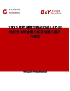 2025年中国城市轨道交通LED照明行业市场全景分析及前景机遇研判报告