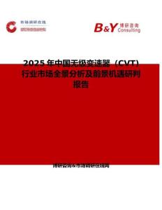 2025年中国无级变速器（CVT)行业市场全景分析及前景机遇研判报告