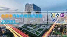 2026H1北京市汽车市场分析报告