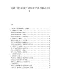 2025中国跨境电商行业发展现状与未来增长空间预测.docx