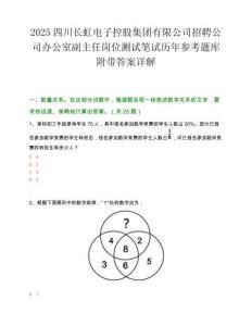 2025四川长虹电子控股集团有限公司招聘公司办公室副主任岗位测试笔试历年参考题库附带答案详解.docx