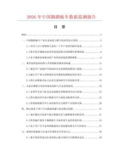2026年中国脚踏板车数据监测报告.docx