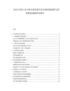 2025中国工业气体分离设备行业市场发展趋势与前景展望战略研究报告.docx