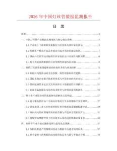 2026年中国灯丝管数据监测报告.docx