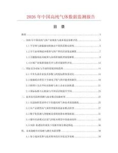 2026年中国高纯气体数据监测报告.docx