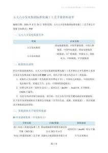 五大六小发电集团标准化施工工艺手册资料清单
