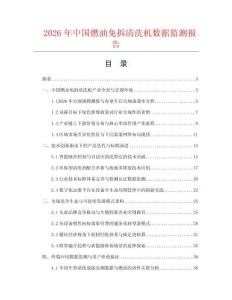 2026年中国燃油免拆清洗机数据监测报告.docx