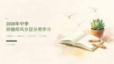 2026年中学师德师风分层分类学习课件