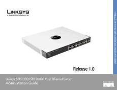 LINKSYS领势SFE2000&SFE2000P Fast Ethernet Switch Administration用户手册