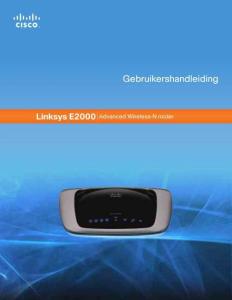 LINKSYS领势E2000 使用说明书
