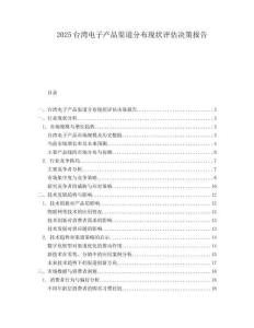 2025台湾电子产品渠道分布现状评估决策报告.docx