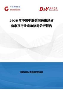 2026年中国中继侧网关市场占有率及行业竞争格局分析报告