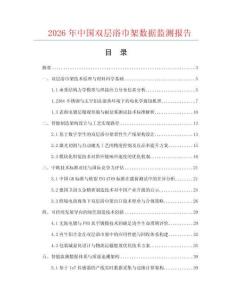2026年中国双层浴巾架数据监测报告.docx