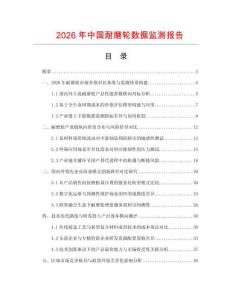 2026年中国耐磨轮数据监测报告.docx