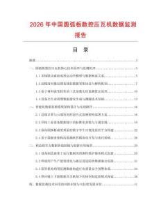 2026年中国圆弧板数控压瓦机数据监测报告.docx