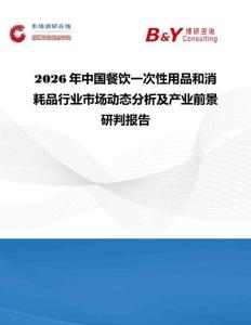 2026年中国餐饮一次性用品和消耗品行业市场动态分析及产业前景研判报告