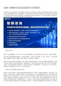 2026年硼砂行业项目投资可行性报告（智研咨询发布）