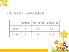 人教版小学数学五年级上册商的近似数