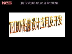 船研所TRIBON设计应用及开发
